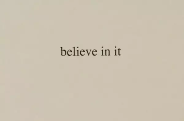 Capa de Believe in It