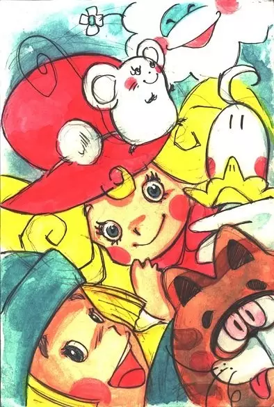 Capa de Fuusen Shoujo Temple-chan Movie