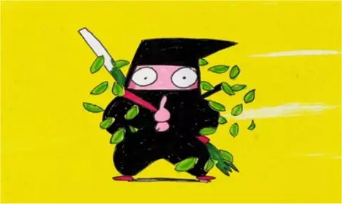Capa de Ninja Negizou