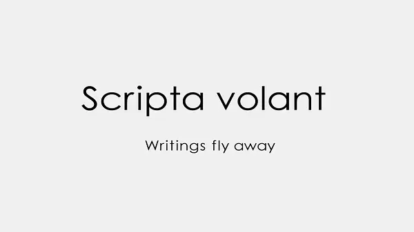 Capa de Scripta Volant