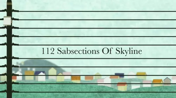 Capa de 112 Sabsections of Skyline