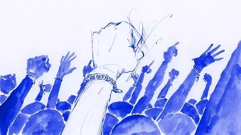 Capa de Pocari Sweat x Fuji Rock Festival ’17