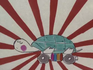 Capa de Jidousha ni Natta Kame no Uta