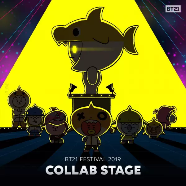 Capa de BT21 x Baby Shark