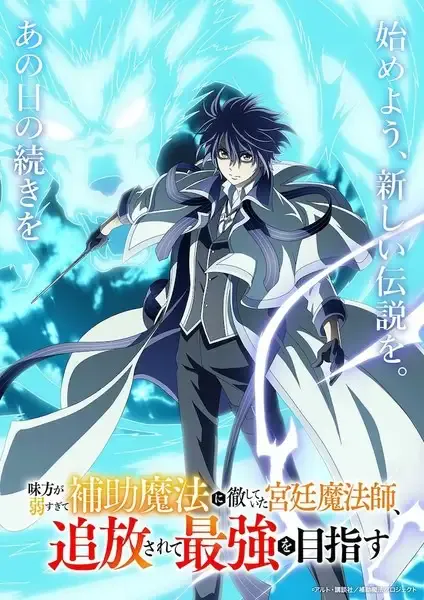 Capa de Mikata ga Yowasugite Hojo Mahou ni Tesshiteita Kyuutei Mahoushi, Tsuihou sarete Saikyou wo Mezashimasu