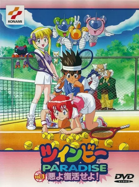 Capa de Twin Bee Paradise