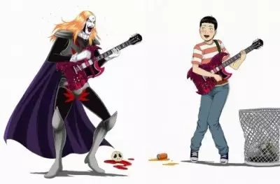 Capa de Detroit Metal City: Birth of the Metal Devil