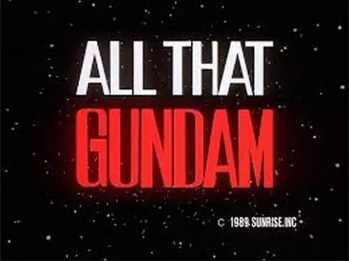 Capa de All That Gundam