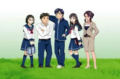 Capa de Bokura no Saibanin Monogatari
