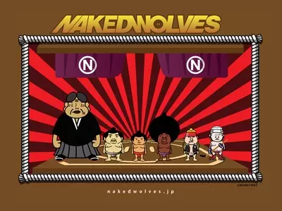 Capa de Naked Wolves
