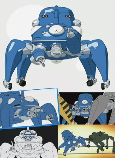 Capa de Koukaku Kidoutai: Stand Alone Complex - The Laughing Man - Tachikoma na Hibi