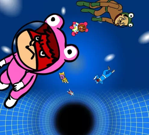 Capa de Himitsukessha Taka no Tsume The Planetarium: Burabura! Black Hole no Nazo