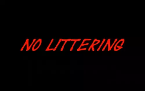 Capa de No Littering